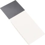 Notes na lodówkę z magnesem Abram, kolor biały - obrazek 3