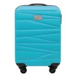 Walizka podróżna na kółkach PADUA, kolor turkusowy