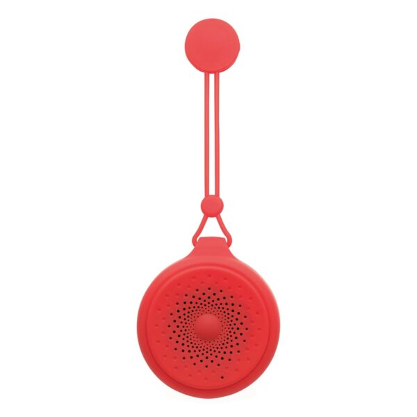 Głośnik Bluetooth SHOWER POWER, kolor czerwony - obrazek 1