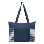 Torba na zakupy TWIN, kolor niebieski/biały