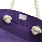 Torba plażowa CAPRI, kolor fioletowy - obrazek 2