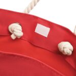 Torba plażowa CAPRI, kolor czerwony - obrazek 2