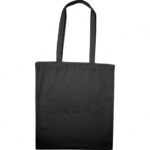 Torba RPET z długimi uszami 140g/m2, kolor czarny - obrazek 3