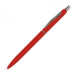 Długopis metalowy soft touch Marcello, kolor czerwony - obrazek 2