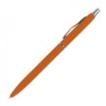 Długopis metalowy soft touch Marcello, kolor pomarańczowy - obrazek 2