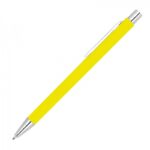 Długopis metalowy soft touch Gregorio, kolor żółty - obrazek 2