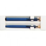 Zestaw piśmienny Lucio, kolor niebieski - obrazek 4