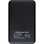 Power bank 4000 mAh solarny, kolor czarny - obrazek 4
