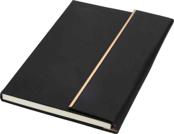 Zestaw notes A5 w linie i długopis CrisMa, kolor czarny