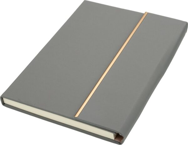 Zestaw notes A5 w linie i długopis CrisMa, kolor ciemnoszary