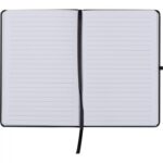 Notatnik A5 Lando, w linie, kolor czarny - obrazek 3