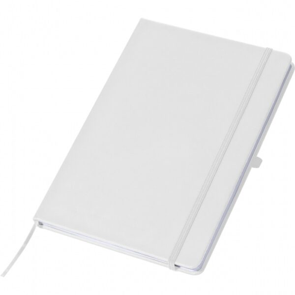 Notatnik A5 Lando, w linie, kolor biały