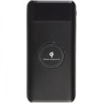 Power bank 8000 mAh indukcyjny, kolor czarny - obrazek 3