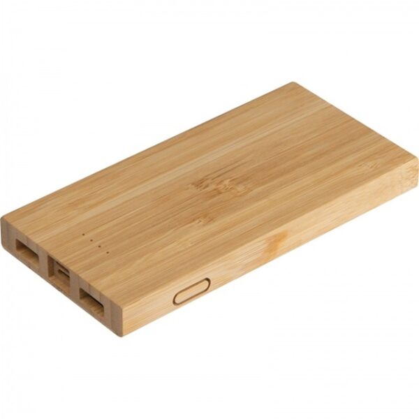 Power bank 8000 mAh, kolor beżowy