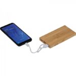 Power bank 8000 mAh, kolor beżowy - obrazek 2