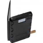 Power bank 8000 mAh solarny, kolor czarny - obrazek 3