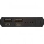 Power bank 10 000 mAh, kolor czarny - obrazek 3