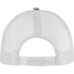 Czapka z daszkiem i siateczką 6 paneli, kolor biały - obrazek 3