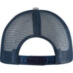 Czapka z daszkiem i siateczką 6 paneli, kolor granatowy - obrazek 3