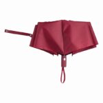 Automatyczny wiatroodporny składany parasol ORIANA, kolor ciemnoczerwony - obrazek 4