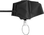 Automatyczny wiatroodporny parasol STREETLIFE, kolor czarny/biały - obrazek 3