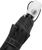 Automatyczny wiatroodporny parasol STREETLIFE, kolor czarny/biały - obrazek 4