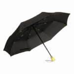 Automatyczny wiatroodporny parasol STREETLIFE, kolor czarny/żółty