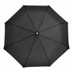 Automatyczny wiatroodporny parasol STREETLIFE, kolor czarny/żółty - obrazek 2