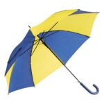 Automatyczny parasol DISCO, kolor niebieski/żółty