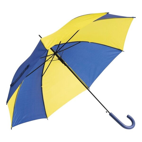 Automatyczny parasol DISCO, kolor niebieski/żółty