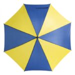 Automatyczny parasol DISCO, kolor niebieski/żółty - obrazek 2