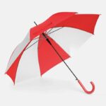 Automatyczny parasol DISCO, kolor czerwony/biały