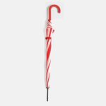 Automatyczny parasol DISCO, kolor czerwony/biały - obrazek 3