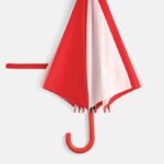 Automatyczny parasol DISCO, kolor czerwony/biały - obrazek 4