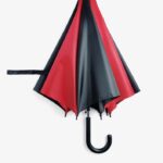 Automatyczny parasol DISCO, kolor czarny/czerwony - obrazek 4