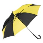 Automatyczny parasol DISCO, kolor czarny/żółty
