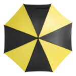 Automatyczny parasol DISCO, kolor czarny/żółty - obrazek 2