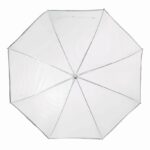 PANORAMIX transparentny parasol , kolor transparentny/srebrny - obrazek 2