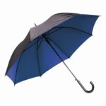 Parasol automatyczny DOUBLY, kolor czarny/niebieski