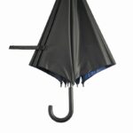 Parasol automatyczny DOUBLY, kolor czarny/niebieski - obrazek 4