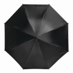 Parasol automatyczny DOUBLY, kolor czarny/żółty - obrazek 2