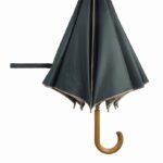 Automatyczny parasol WALTZ, kolor ciemnozielony/beżowy - obrazek 4