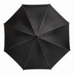 Automatyczny parasol WALTZ, kolor czarny/szary - obrazek 2