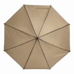 Automatyczny parasol WALTZ, kolor beżowy/brązowy - obrazek 2