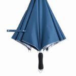 Lekki parasol JOKER, kolor granatowo/srebrny - obrazek 4