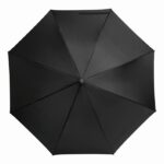 Automatyczny parasol z aluminiową laską RUMBA, kolor czarny - obrazek 2