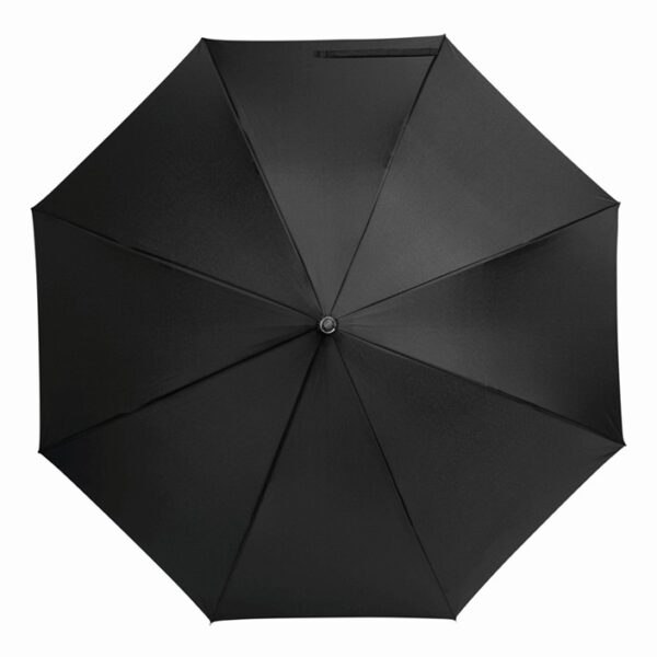 Automatyczny parasol z aluminiową laską RUMBA, kolor czarny - obrazek 2