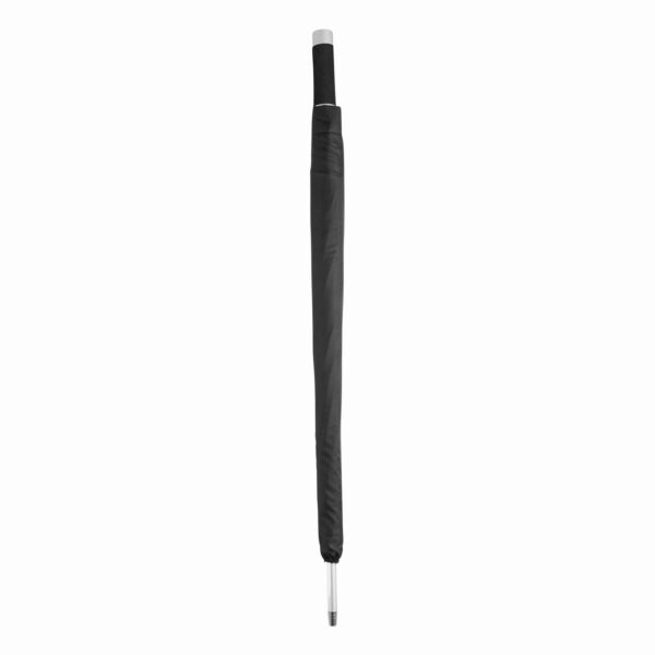 Automatyczny parasol z aluminiową laską RUMBA, kolor czarny - obrazek 3