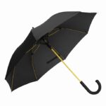 Automatyczny parasol CANCAN, kolor czarny/żółty