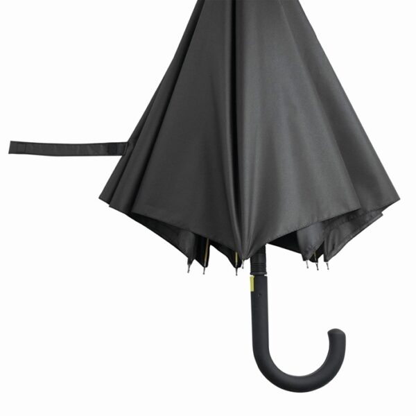 Automatyczny parasol CANCAN, kolor czarny/żółty - obrazek 4